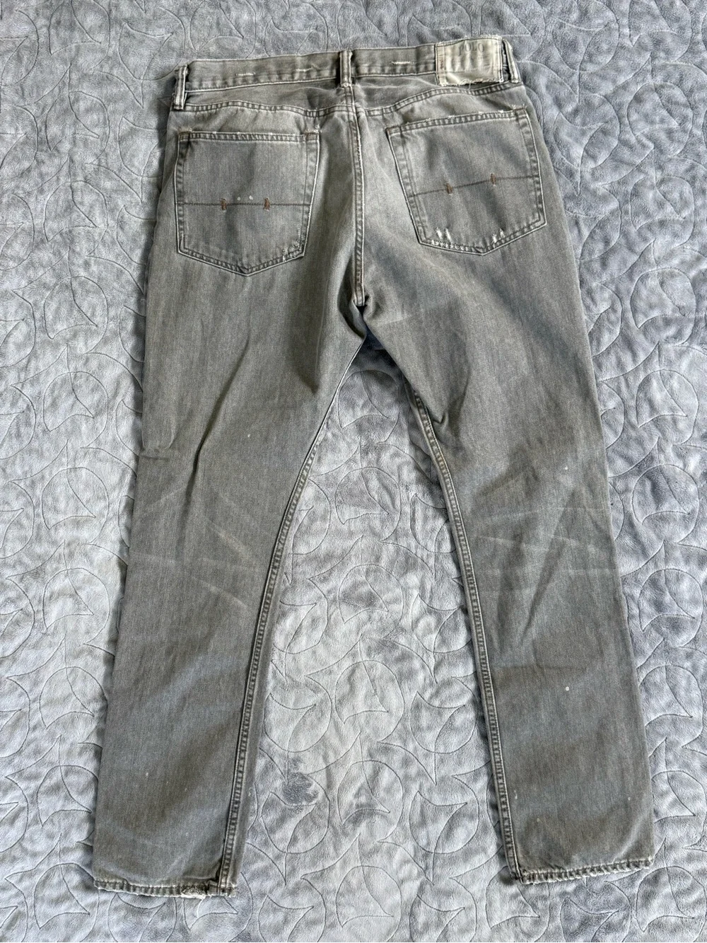 Polo by Ralph Lauren Men's Light Grey Straight-Leg Jeans